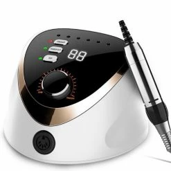 CACCIO® NAILS 2022 Nagelfrees - M12 Electrische Nagelvijl - 35000 RPM - Acrylnagels - Gelnagels - Manicure/Pedicure Handen En Voeten - Nagels - Nail Drill Machine - Inclusief 6 Bitjes - Wit/Zwart - Inclusief 6 Bitjes - Hoge Kwaliteit - Nagelstudio - Professioneel -Lanaform Shop 550x502 4