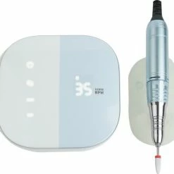 CACCIO® NAILS Victoria Nails Pro 2021 Blauw Premium Electrische Nagelfrees - 35000RPM - Inclusief 4 Bitjes - Manicure /Pedicure Voeten En Handen - Electrische Nagelvijl - Acrylnagels - Gelnagels - Nepnagels - Professioneel