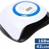 Alizendeh 168W LED UV Nageldroger UV Lamp Gelnagels - LED Lamp Nagels - Gellak Lamp - Nageldroger Met 4 Timer 42 Lichten Witte Met Sensor Nagellak Droger -Lanaform Shop 550x509 2