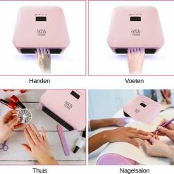 Love Crazy LoveCrazy 60W LED Nageldroger Voor Gelnagels - UV Lamp - Gellak Lamp - Roze -Lanaform Shop 550x509 3
