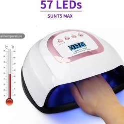 CACCIO® NAILS 2022 Nageldroger - 220W/57 LEDs - Paars/wit Kleur -SUNT5 MAX - Nail Dryer - Nagelstudio - Professioneel Gebruik - Gelnagels - UV Nagellamp - LED Nagellamp - Top Coat Nageldroger - Acrylnagels - Tafellamp - Uv/led Nageldroger - Nagels - Origineel 19 CACCIO® NAILS 2022 Nageldroger - 220W/57 LEDs - Paars/wit Kleur -SUNT5 MAX - Nail Dryer - Nagelstudio - Professioneel Gebruik - Gelnagels - UV Nagellamp - LED Nagellamp - Top Coat Nageldroger - Acrylnagels - Tafellamp - Uv/led Nageldroger - Nagels - Origineel -Lanaform Shop 550x509 6