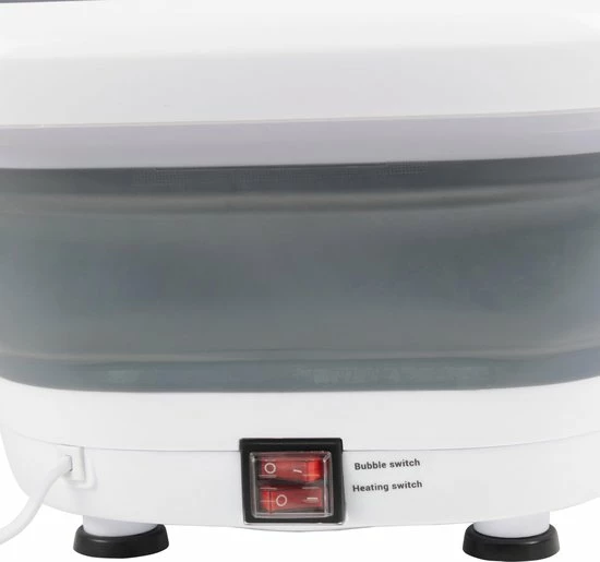 Silvergear Voetenbad Massage - 6 Liter - Bubbelfunctie - Infraroodfunctie - Voetmassage - Inklapbaar En Met Handige Hendel - Makkelijk Meenemen En Opbergen 5 Silvergear Voetenbad Massage - 6 Liter - Bubbelfunctie - Infraroodfunctie - Voetmassage - Inklapbaar En Met Handige Hendel - Makkelijk Meenemen En Opbergen - Image 3