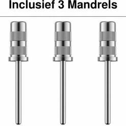 Merkloos Schuurrolletjes Nagelfrees - 100/180/240 Grit - 300 Stuks - Schuurrolletjes - Schuurrollen - Schuurrolletjes 100 - Schuurrolletjes 180 Grit - Schuurrolletjes 240 Grit - Schuurhulzen - Mandrel Bitjes - Sanding Bands Nagels - Sanding Bands Nails -Lanaform Shop 550x519 10