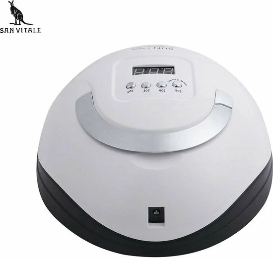 San Vitale? - Professionele UV-LED Nageldroger Lamp - Premium LED Nagellamp - Nagellak Lamp - Nagel LED Lamp - Salon Kwaliteit 150 Watt LED - Sun X7 Max - Nagellak Droger - Gellak Nagels - Smart Sensor - 59 Leds - INCLUSIEF GRATIS Base&Topcoat - Wit 9 San Vitale? - Professionele UV-LED Nageldroger Lamp - Premium LED Nagellamp - Nagellak Lamp - Nagel LED Lamp - Salon Kwaliteit 150 Watt LED - Sun X7 Max - Nagellak Droger - Gellak Nagels - Smart Sensor - 59 Leds - INCLUSIEF GRATIS Base&Topcoat - Wit - Image 7