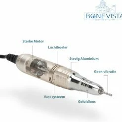 Bone Vista Premium Elektrische Nagelfrees 35000RPM Inclusief 4 Bitjes - Pedicureset Electrisch Voeten/Handen - Nagel/Nail Drill Geschikt Voor Acrylnagels/Gelnagels/Kunstnagels - Met Touchscreen - Blauw -Lanaform Shop 550x521 13