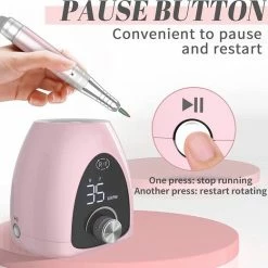 CACCIO? NAILS 2022 Rose Goud Nagelfrees- 35.000 RPM - Sterke Motor - Lage Geluid - Lage Trillingen - LUXE - LED Beeldscherm - Inclusief 6 Bitjes - Manicure/Pedicure Voeten En Handen - Hoge Kwaliteit - Professioneel -Lanaform Shop 550x521 14