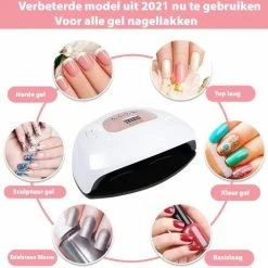 Nageldroger - SUN X8 Max - UV LED Lamp Nagels - 57 LED - Nagel - UV - LED Lamp - Nagellamp - Nail Dryer - Nagels - Salon - Professioneel - 2 Handen - 180 Watt - Model 2021 -Lanaform Shop 550x527 3