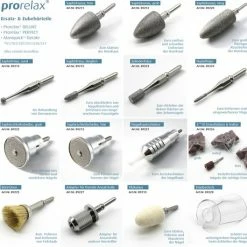 Prorelax Deluxe - Manicure & Pedicureset - 15 Opzetstukken- In Aluminium Koffer 15 Prorelax Deluxe - Manicure & Pedicureset - 15 Opzetstukken- In Aluminium Koffer -Lanaform Shop 550x529 13