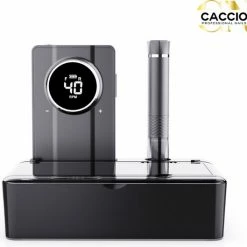 CACCIO? NAILS CACCIO?-40.000 RPM NAIL MASTER-2022 Grijs Nagelfrees-Draadloze-Oplaadbare-Power Bank-2022 Geupgraded Nagelfrees-Pedicure En Manicure-Nieuwe Technologie-Aluminimum Nagelfrees-Gellak Nagels-Acryl Nagels-Nagelstudio-Nagels-Professioneel