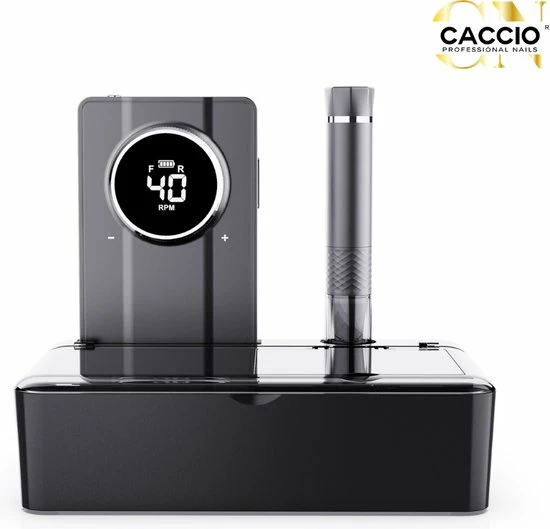 CACCIO? NAILS CACCIO?-40.000 RPM NAIL MASTER-2022 Grijs Nagelfrees-Draadloze-Oplaadbare-Power Bank-2022 Geupgraded Nagelfrees-Pedicure En Manicure-Nieuwe Technologie-Aluminimum Nagelfrees-Gellak Nagels-Acryl Nagels-Nagelstudio-Nagels-Professioneel 3 CACCIO? NAILS CACCIO?-40.000 RPM NAIL MASTER-2022 Grijs Nagelfrees-Draadloze-Oplaadbare-Power Bank-2022 Geupgraded Nagelfrees-Pedicure En Manicure-Nieuwe Technologie-Aluminimum Nagelfrees-Gellak Nagels-Acryl Nagels-Nagelstudio-Nagels-Professioneel