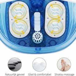 Panacea Voetenbad Met Massage Bad Met Afvoerslag Instelbare Warmte Bubbels - Automatische Voetmassage - Voetbad Met Massage - 8 Liter -Lanaform Shop 550x531 5