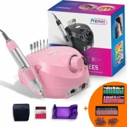Premes Nagelfrees Professioneel - 166 Delig - Elektrische - Met Bitjes - Nagelvijl - Manicure Set Elektrisch - Pedicure Apparaat - Cadeau Voor Man - Vrouw - Sinterklaas Cadeautjes - Mannen - Vrouwen