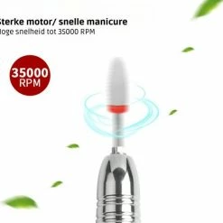 DMB Lifestyle Nagelvijl/nagelfrees Electrisch - RPM 35000 - Led Display - Grijs -Lanaform Shop 550x533 15