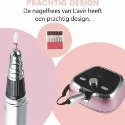 L'avir Nagelfrees Complete Set - 35000 RPM - Elektrische Nagelvijl - Manicure & Pedicure -Lanaform Shop 550x534 1