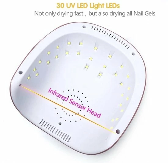 TechniTe Professionele Nageldroger 72W LED UV Lamp - Gel Nagellak - Gelpolish - Gel Nagels - Builder Gel - Acry 11 TechniTe Professionele Nageldroger 72W LED UV Lamp - Gel Nagellak - Gelpolish - Gel Nagels - Builder Gel - Acry - Image 9