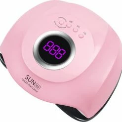 CACCIO® NAILS 2021 UV/LED Lamp - 180W/45LED - Snel Drogend - Nagelstudio - Professioneel - 2 In 1 Nagel Lamp - Manicure/Pedicure Handen En Voeten - Gellak - Gelnagels - Acrylnagels-Top Coat-Led Nagellamp-Uv Nagellamp-Nagels-Nagellak Droger-Tafel Lamp-nageldroger