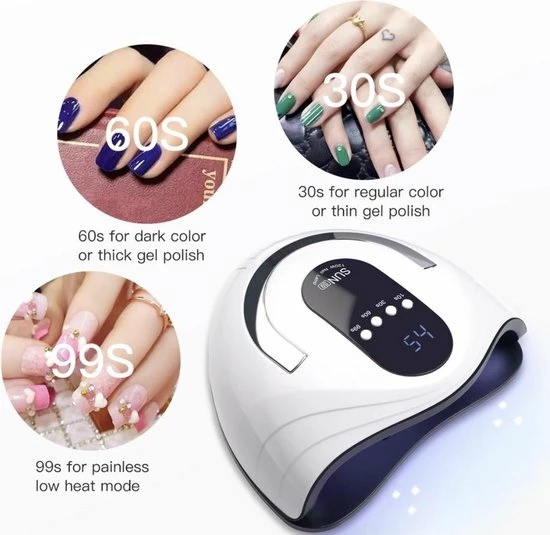Infinite Deauty Professionele Nageldroger 120 Watt - Nagel Lamp LED UV - Gel Nagellak 5 Infinite Deauty Professionele Nageldroger 120 Watt - Nagel Lamp LED UV - Gel Nagellak - Image 3