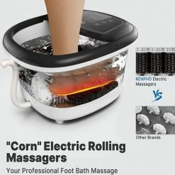 Merkloos Elektrisch Massage Voetenbad - Luxe Voeten Spa - Vibratie En Bubbel - Voetbad Massage -Lanaform Shop 550x535 8