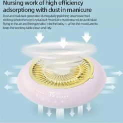 CACCIO® NAILS Victoria Nails Pro - Roze 2 In 1 Nagelfrees -Nagelafstofzuiger - Electrische Nagelvijl - Inclusief 4 Bitjes - Nagel Stofafzuiger - Acrylnagels - Gelnagels - Manicure/Pedicure Handen En Voeten - HD Touchscreen Beelscherm - Nagelboor -Lanaform Shop 550x537 13