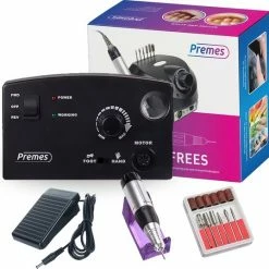 Premes Nagelfrees Professioneel - Elektrische - Met Bitjes - Nagelvijl - Manicure Set Elektrisch - Pedicure Apparaat - Cadeau Voor Man - Vrouw - Sinterklaas Cadeautjes - Mannen - Vrouwen