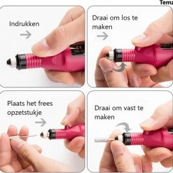 Temz Elektrische Nagelvijl - Nagelvijl Met Freesjes En Schuurrolletjes - Nagelfrees - Nagelvijlen - Pedicure - Acryl-, Gel- En Natuurlijke Nagels - Pedicureset Electrisch - Professionele Manicure En Pedicure Set - Pedicure Apparaat - Nagel Apparaat 11 Temz Elektrische Nagelvijl - Nagelvijl Met Freesjes En Schuurrolletjes - Nagelfrees - Nagelvijlen - Pedicure - Acryl-, Gel- En Natuurlijke Nagels - Pedicureset Electrisch - Professionele Manicure En Pedicure Set - Pedicure Apparaat - Nagel Apparaat -Lanaform Shop 550x542 19