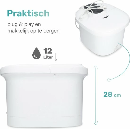 Soft & Silky - Etherisch Massage Voetenbad - Bubbel - Verwarmd - Infrarood - Voetmassage - Voetbad - Voetroller 8 Soft & Silky - Etherisch Massage Voetenbad - Bubbel - Verwarmd - Infrarood - Voetmassage - Voetbad - Voetroller - Image 6