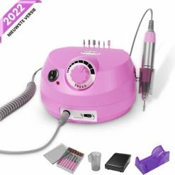 Nince Professionele Nagelfrees Machine Van Hoge Kwaliteit - Hand / Voet Pedaal - Complete Set