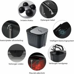 JUCAGO Elektrisch Voetenbad - Automatische Voetmassage - Voetbad Met Massage - Shiatsu - Voetenbadje - 12L -Lanaform Shop 550x544 22