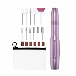 ByPi Elektrische Nagelvijl - Manicure Set - Pedicure Set - Pedicure Apparaat - Gel Nagels - Acryl Nagels - Nagelvijlen - Nagelfrees - Elektrische Vijlen - Roze -Lanaform Shop 550x544 5