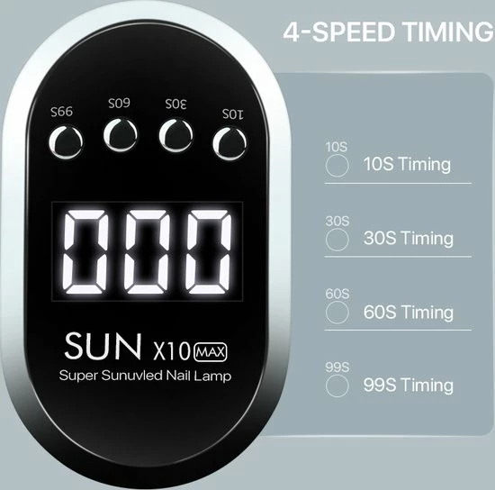 CACCIO? NAILS 2022 Nageldroger - 280W/66 LEDs - Nagellamp - Nieuw Nageldroger - Wit/Zwart - Manicure/Pedicure Handen En Voeten - Gellak - Gelnagels - Acrylnagels - Top Coat - Matte Top Coat - Led Nagellamp - Uv Nagellamp - Nagels - Nagellak Droger - Tafellamp 5 CACCIO? NAILS 2022 Nageldroger - 280W/66 LEDs - Nagellamp - Nieuw Nageldroger - Wit/Zwart - Manicure/Pedicure Handen En Voeten - Gellak - Gelnagels - Acrylnagels - Top Coat - Matte Top Coat - Led Nagellamp - Uv Nagellamp - Nagels - Nagellak Droger - Tafellamp - Image 3