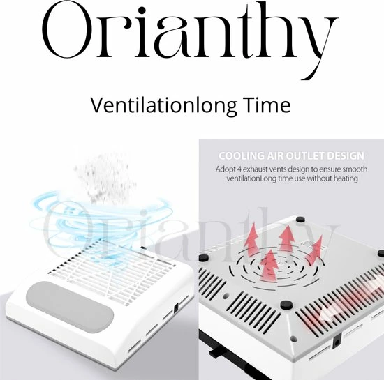 Orianthy Nagel Stofafzuiger - Nagel Stofafscheider Zuigmachine - Manicure- Roze - Nail Dust Collector Pink 10 Orianthy Nagel Stofafzuiger - Nagel Stofafscheider Zuigmachine - Manicure- Roze - Nail Dust Collector Pink - Image 8