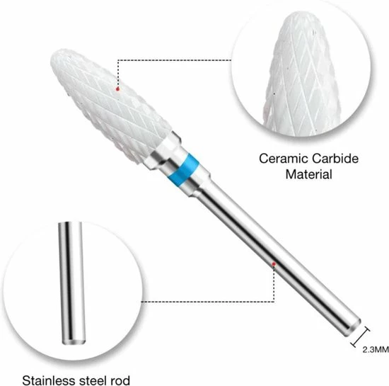 DW4Trading Keramische Kegel Frees Voor Elektrische Freesmachine - Pedicure - Manicure - Nagel Frees - Grove Korrel - Groen 4 DW4Trading Keramische Kegel Frees Voor Elektrische Freesmachine - Pedicure - Manicure - Nagel Frees - Grove Korrel - Groen - Image 2