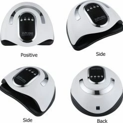 CACCIO? NAILS 2022 Nageldroger - 280W/66 LEDs - Nagellamp - Nieuw Nageldroger - Wit/Zwart - Manicure/Pedicure Handen En Voeten - Gellak - Gelnagels - Acrylnagels - Top Coat - Matte Top Coat - Led Nagellamp - Uv Nagellamp - Nagels - Nagellak Droger - Tafellamp -Lanaform Shop 550x545 2