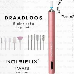NOIRIEUX? Elektrische Nagelvijl - 12 Nagelfrees Bitjes - Nagelfrees - DRAADLOOS - Nagelvijl - Nagelvijl Electrisch - Manicure / Pedicure