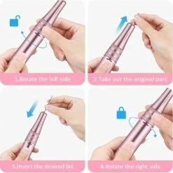 Senignol Portable Elektrische Nagelfrees 35000 RPM Voor Manicure En Pedicure -Lanaform Shop 550x548 14