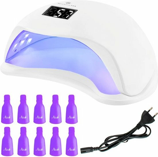 Beautylushh UV Nagellamp 48W Incl. 10 Gratis Nagelclips #8879 3 Beautylushh UV Nagellamp 48W Incl. 10 Gratis Nagelclips #8879