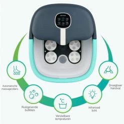 Dreaver Voetenbad - Automatische Massage - Opvouwbaar - 12L - Verwarming Tot 48°C - Black Friday 2022 -Lanaform Shop 550x549