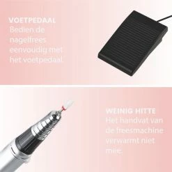L'avir Nagelfrees Complete Set - 35000 RPM - Elektrische Nagelvijl - Manicure & Pedicure -Lanaform Shop 550x549 25