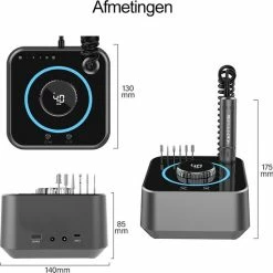 Yoke Fellow Elektrische Nagelfrees 40.000RPM - Roze - 30 Schuurrolletjes En 6 Nagelvijl Bitjes 15 Yoke Fellow Elektrische Nagelfrees 40.000RPM - Roze - 30 Schuurrolletjes En 6 Nagelvijl Bitjes -Lanaform Shop 550x549 49