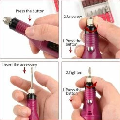 PKD Elektrische Nagelvijl - Wit - Manicure - Pedicure - Nagels - Handen - Voeten - Vijl - Nagelvijl 12 PKD Elektrische Nagelvijl - Wit - Manicure - Pedicure - Nagels - Handen - Voeten - Vijl - Nagelvijl -Lanaform Shop 550x549 61