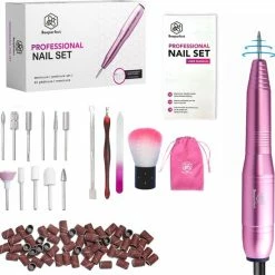 Beeperfect? Elektrische Nagelvijl - Nagelfrees - Manicure En Pedicure Set - 11 Bitjes En 60 Schuurrolletjes - 4 Extra Accessoires -Lanaform Shop 550x549 9