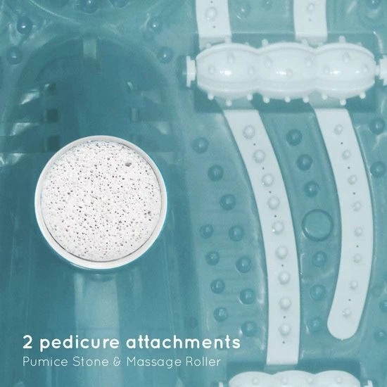 Elektrisch Voetenbad Luxury Spa Voetenbadje – Massage Voetspa, Verzachtend 4-in-1 Met Warmtefunctie, Hydromassage, Bloedcirculatie, 4 Bubbelstroken, Pedicure, Puimsteen En Roller Inbegrepen – Tot EU Maat 47 4 Elektrisch Voetenbad Luxury Spa Voetenbadje – Massage Voetspa, Verzachtend 4-in-1 Met Warmtefunctie, Hydromassage, Bloedcirculatie, 4 Bubbelstroken, Pedicure, Puimsteen En Roller Inbegrepen – Tot EU Maat 47 - Image 2