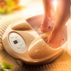 TZS First Austria 8115-3 Digitaal Voetenbad Met Massage - Wit/Beige -Lanaform Shop 550x550 1105