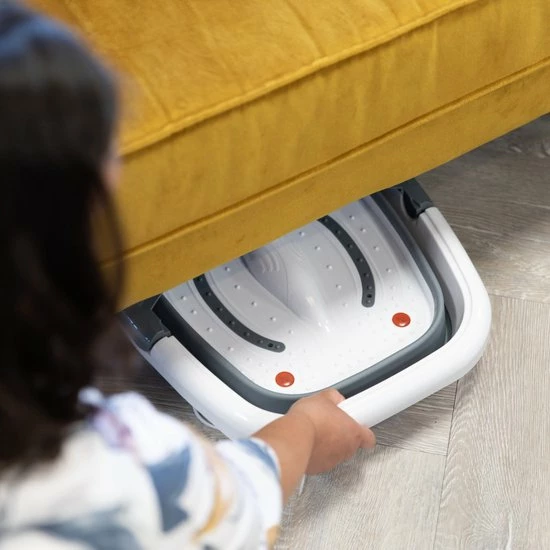 Silvergear Voetenbad Massage - 6 Liter - Bubbelfunctie - Infraroodfunctie - Voetmassage - Inklapbaar En Met Handige Hendel - Makkelijk Meenemen En Opbergen 11 Silvergear Voetenbad Massage - 6 Liter - Bubbelfunctie - Infraroodfunctie - Voetmassage - Inklapbaar En Met Handige Hendel - Makkelijk Meenemen En Opbergen - Image 9