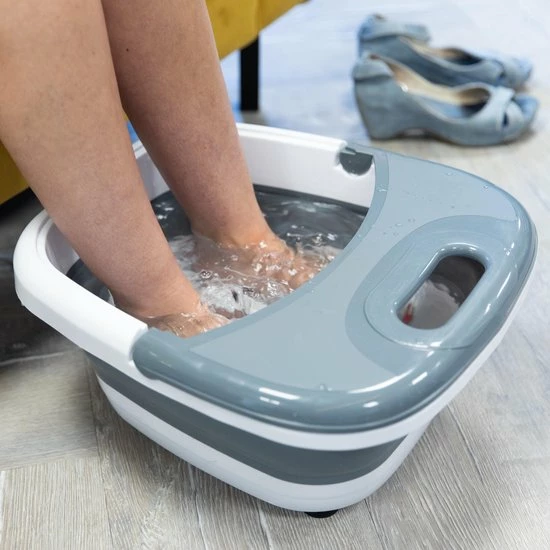 Silvergear Voetenbad Massage - 6 Liter - Bubbelfunctie - Infraroodfunctie - Voetmassage - Inklapbaar En Met Handige Hendel - Makkelijk Meenemen En Opbergen 13 Silvergear Voetenbad Massage - 6 Liter - Bubbelfunctie - Infraroodfunctie - Voetmassage - Inklapbaar En Met Handige Hendel - Makkelijk Meenemen En Opbergen - Image 11