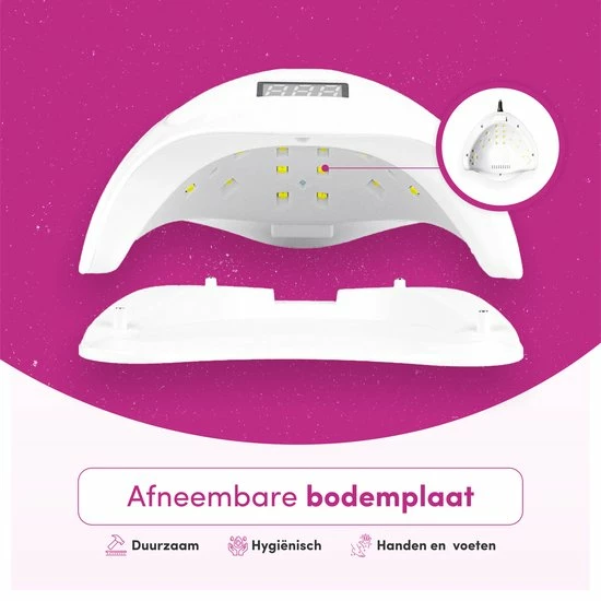 TheBeautyWay Nageldroger - Voor Gelnagels - Geschikt Voor Elke Nagel Gellak - 24 LEDs 5 TheBeautyWay Nageldroger - Voor Gelnagels - Geschikt Voor Elke Nagel Gellak - 24 LEDs - Image 3