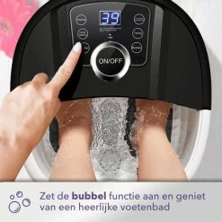 Qualita Qualitá® Elektrisch Voetenbad Zwart – Voetmassage – Voetbad -Lanaform Shop 550x550 167