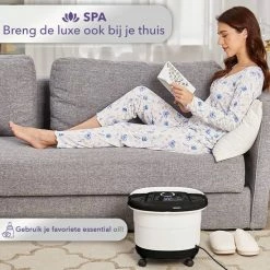 Qualita Qualitá® Elektrisch Voetenbad Zwart – Voetmassage – Voetbad -Lanaform Shop 550x550 171