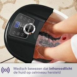 Qualita Qualitá® Elektrisch Voetenbad Zwart – Voetmassage – Voetbad -Lanaform Shop 550x550 172