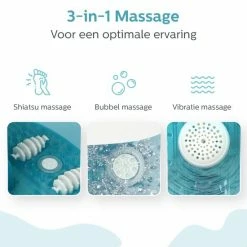 Qumax Elektrisch Verwarmd Voetenbad Met Massage Rollers ? Voetmassage Met Vibratie En Bubbels ? Incl LCD Scherm ? Tot 48? Graden -Lanaform Shop 550x550 181